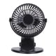thumbnail image 1 of Ventilador pequeño con clip, ventilador de escritorio de 3 velocidades, recargable por USB para dormitorio de oficina en casa (negro), 1 of 9