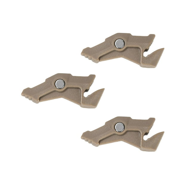 DYNWAVECA 3 Pcs Support de Réservoir de Gaz Extérieur Support de Réchaud à Gaz Antidérapant Trépied Léger pour Cuisine Pêche Kaki