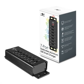 Vantec Chargeur Intelligent USB en Aluminium à 7 Ports (UGT-AC702C)