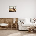 thumbnail image 3 of Stupell Industries Equestrian Horse Riding Scene Landscape Painting Black Framed Art Print Wall Art, 20 x 16, 3 of 9