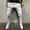White, variant on outfmvch joggers for men mid-waist drawstring sweat zipper pocket pants for men cargo pants