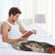 thumbnail image 5 of Fotbe Butterfly Cow With Flowers Pantalones de Pijama para Hombre, Pantalones de Dormir, Pantalones de Casa con Cintura Ajustable y Bolsillos-Small, 5 of 6