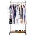 thumbnail image 3 of Ktaxon Durable Portable Adjustble Rolling Clothes Rack Single-Bar Hanger, 3 of 14