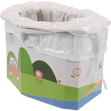 IMIKEYA 1Set Portable Folding Car Toilet Lightweight Foldable Camping Outdoor Emergency Seat