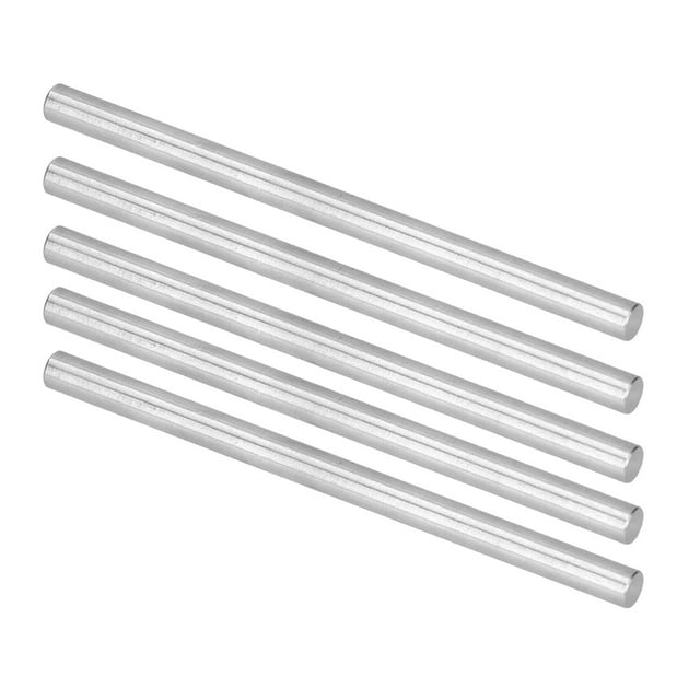 Peahefy Stainless Steel Rod, 5Pcs Round Shaft For Gobilda For TETRIX For FIRST