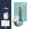 thumbnail image 3 of Juguetes musicales Zulema Carga USB de ejercicio de aprendizaje Saxofón Verde, 3 of 8