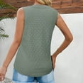 Chbgutlmr Tank Tops for Women Eyelet Sleeveless T Shirts Button up