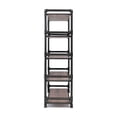 thumbnail image 4 of Industrial Looking Bookshelf, Rustic Oak & Black, 4 of 10