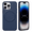 Blue, variant on Phone Case for Apple iPhone 15 Pro (6.1") Premium Lux Leather Hybrid with Magsafe Compatible and Soft Microfiber Lining, Metal Buttons Cover [ Black ]