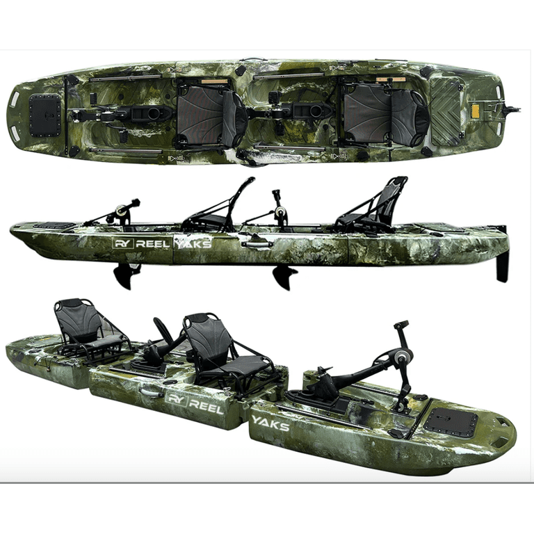 14ft Reel Yaks Raider Modular Kayak | Go Tandem or Solo
