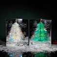 thumbnail image 2 of Handcrafted Shiny Christmas Tree 3D Pop-Up Greeting Card with Message Festive Holiday Blessing Card for Everyone, 2 of 7