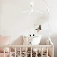 thumbnail image 4 of Musical Baby Crib Mobile For Kids Bed Bell Toy Holder Arm Bracket & Wind Up Music Box 2PCS, 4 of 7