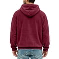 thumbnail image 6 of Feancey Kangaroo Pouch Hoodie Men for Carry Cats Dogs Pet Winter Warm Fleece Long Sleeve Pullover Hoodies Loose Drawstring Animal Holder Hooded Tops M, 6 of 6