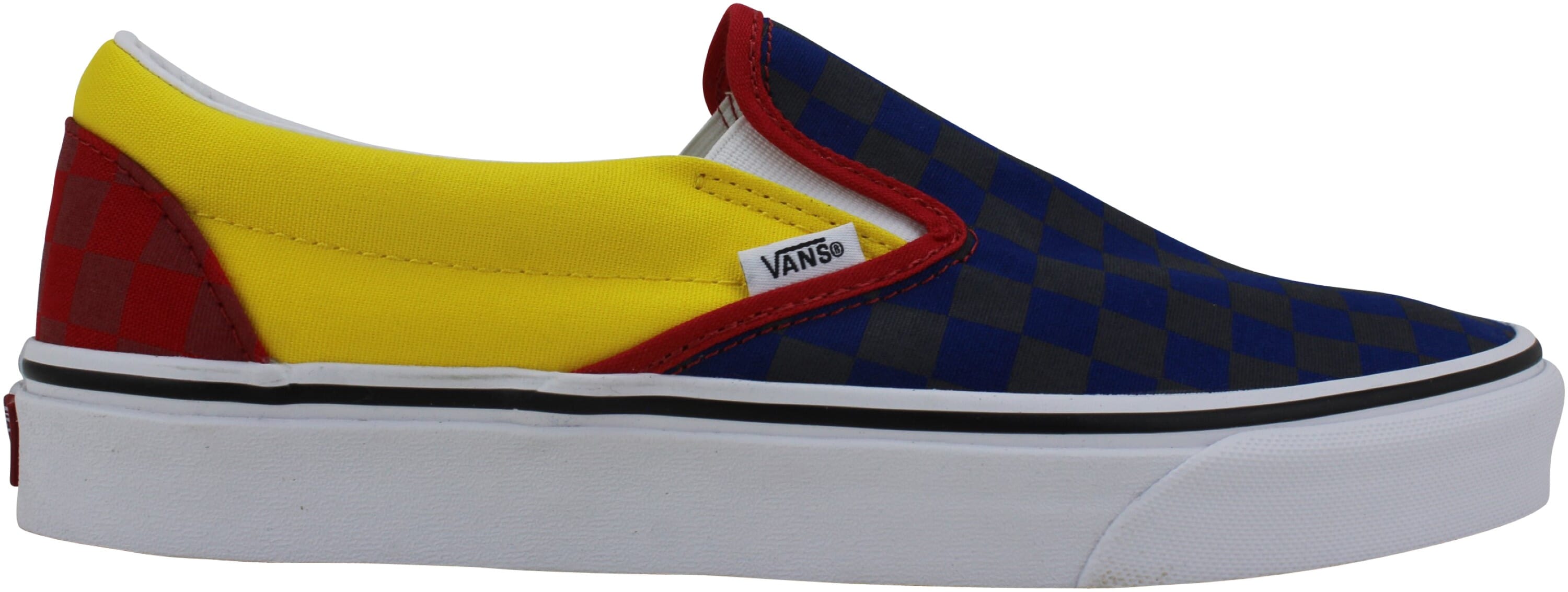 vans red yellow