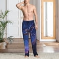 thumbnail image 2 of Rateoe Starry Sky Wall Flying Tiger Pattern Men’s Ultra-Soft Comfy Pajama Lounge Pants Sleepwear,Comfortable Lounge Wear,lightweight Pajamas, Casual Home Wear-X-Large, 2 of 6