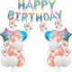 thumbnail image 1 of Juego de globos para cumpleaños, 43 unidades, con forma de confeti, lámina de látex, 1 of 1