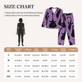 thumbnail image 5 of Uemuo Funny Goose Pattern Womens Pajama Sets,PJ Set for Women,Pajamas for Women Logo,Long Sleeve Pajama Set for Women,Soft Long Sleeve Top With Pants-Large, 5 of 9