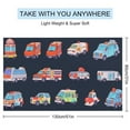 thumbnail image 2 of Fire Engine Car Truck Oversized -Washed Lightweight Quick Dry Beach Towels - 32"x63", 2 of 7
