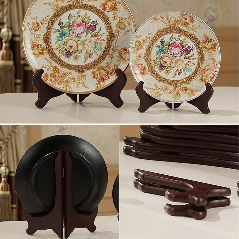 Steady Pottery Plate Tea Cake Easel Display Desktop Stand 4