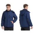 thumbnail image 7 of CAMEL CROWN Men's Waterproof Ski Jacket Warm Winter Snow Coat Mountain Windbreaker Hooded Raincoat, 7 of 7