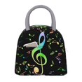 thumbnail image 1 of Fotbe Music Notes Bolsa de Almuerzo con Estampado, Lonchera Aislada, Contenedor de Comida Reutilizable Tipo Cooler a Prueba de Fugas, 1 of 6