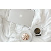 LAMINATED POSTER Coffee Apple Bed Bedroom Laptop Cup Working Poster Print 24 x 36