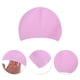 thumbnail image 3 of Gorro de natación impermeable de silicona con relieve único 1 Pc Rosa Púrpura, 3 of 5