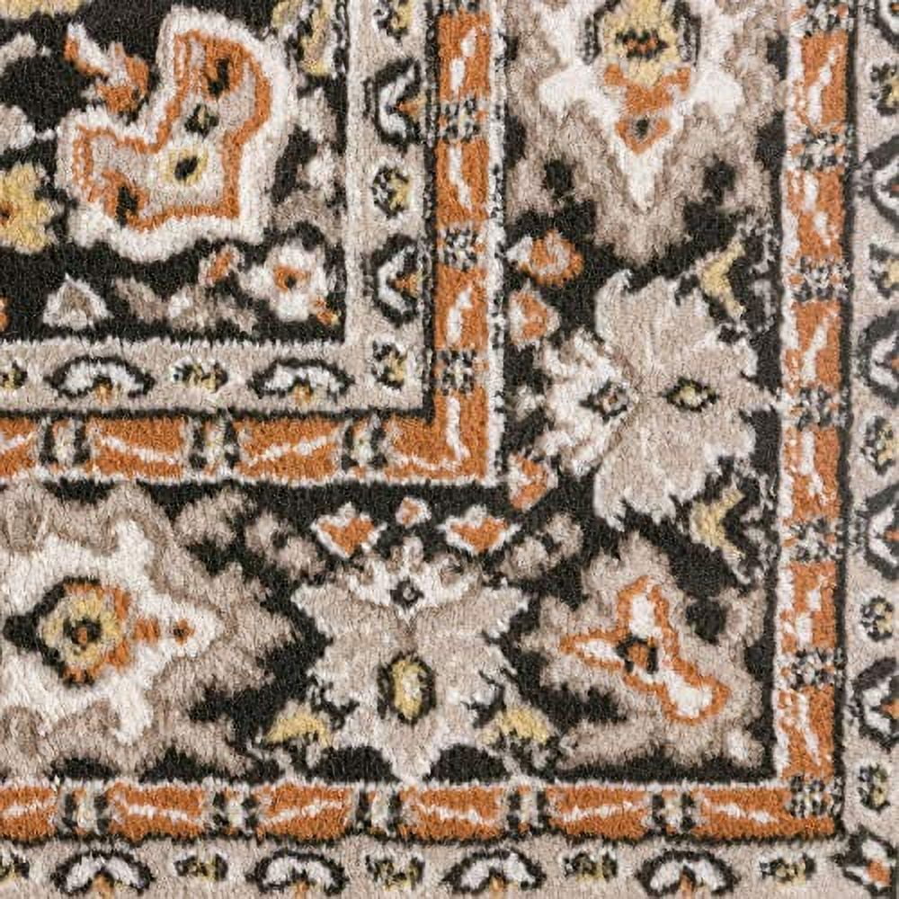 Home Dynamix Premium Sakarya Traditional Medallion Area Rug, Ivory/Brown, 5'3"x7'5"