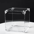 thumbnail image 1 of RENACLIPY Square Desktop Coin Bank With Coin Storage Acrylic Money Container 1Pcs, 1 of 8