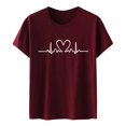 thumbnail image 4 of T-shirt à Col Rond Imprimé de Performance Artistique de Mode et de Loisirs pour Femmes à Manches Courtes Haut T-Shirt Décontracté Haut T-Shirt pour Femmes T-Shirts à Manches Longues pour Femmes T-Shirt à Manches Longues Confortable T-Shirts à Manches Courtes pour Femmes, 4 of 4