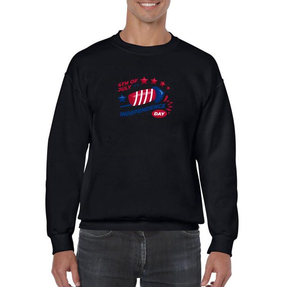 4Th Of July Firework Sweatshirt Men -Image by Shutterstock, Male Small
