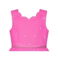 thumbnail image 4 of Girls Dress Unicorn Rainbow Sleeveless Deep Pink Princess 7 Years, 4 of 7