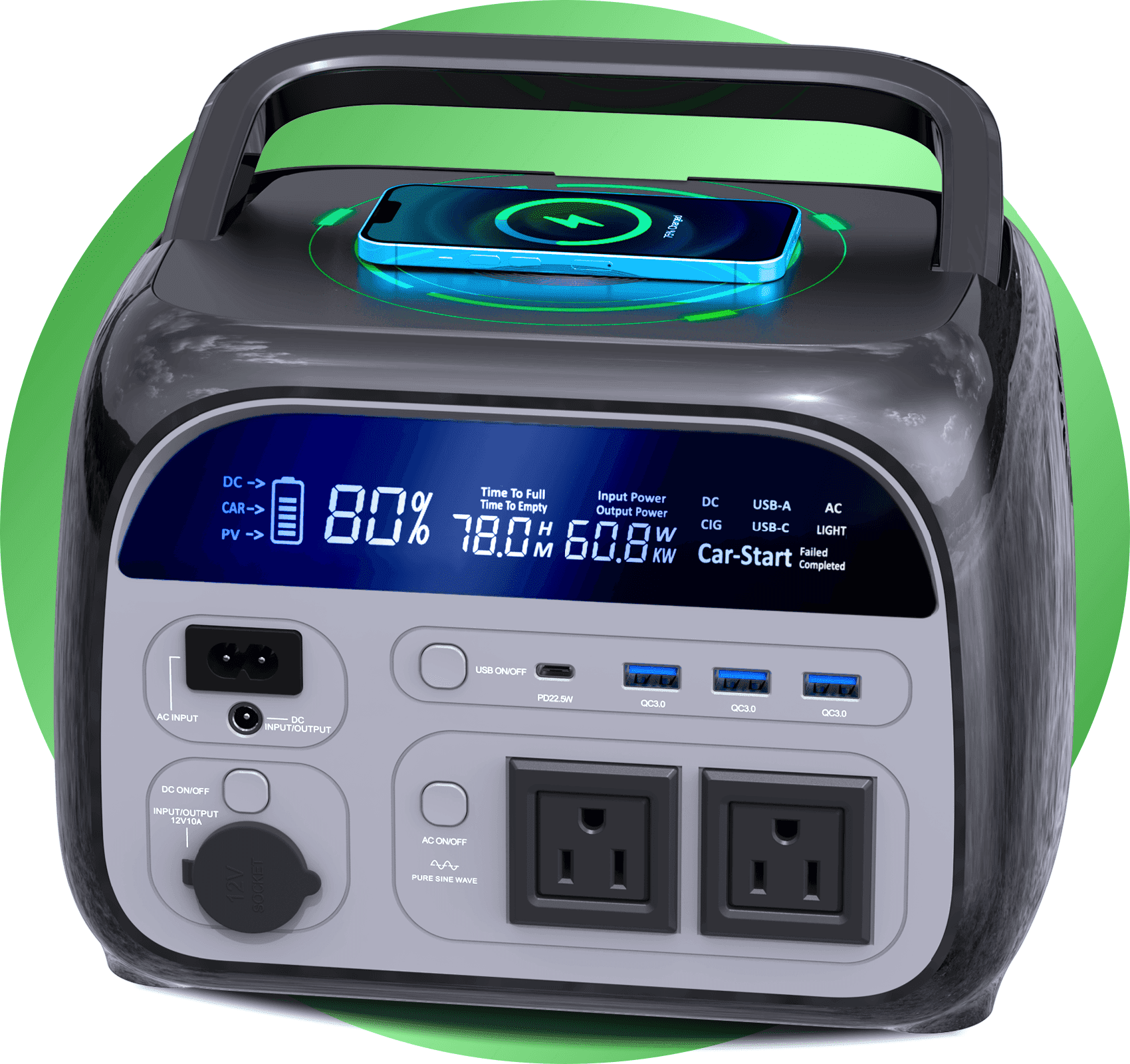 【新品未開封】Anker 521 Portable Power Station Anker Portable PowerHouse 521 AC Battery Supply Charger