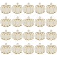 thumbnail image 1 of 1Set Halloween Wood Cutouts Pumpkin Cutouts Pumpkin Slices Home Decors with Hemp Rope, 1 of 3