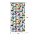 thumbnail image 5 of Dinosaur and Tree Pattern Shower Curtain 36"x72" ,Bathroom Decorative Shower Curtains Set with 12 Hooks,Modern Waterproof Washable Shower Curtain, 5 of 6