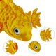 thumbnail image 4 of Estatuilla Decorativa Pez Dorado Juguete Artificial Creativa para El Y La Oficina, 4 of 8