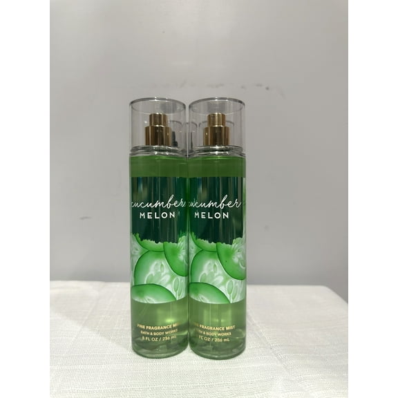 Bath & Body Works Cucumber Melon Fine Fragrance Mist 8 fl oz Lot of 2