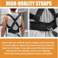 thumbnail image 4 of Sled Pulling Harness, Tire Pulling Harness with Pull Strap for Resistance Training, Adjustable Padded Shoulder Strap (Black,1), 4 of 6