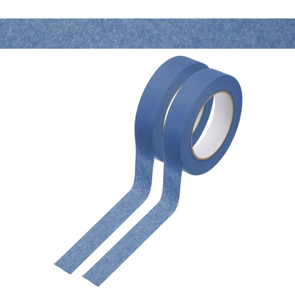 1 Inch x 110 Yards Painters Tape, Adhesive Masking Tape Paint Tapes for Wall Painting DIY Artist Craft Arts Decoration Labeling, Blue