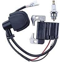 Ignition Coil & Spark Plug Kit for Robin NB411, EC04, BG411, CG411 Brushcutter, Replacement Parts