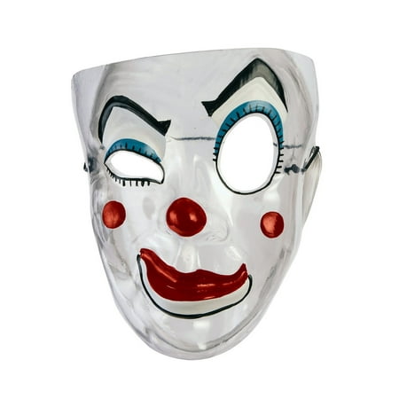 Transparent Mask - Clown Halloween Costume Accessory