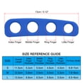 thumbnail image 2 of Uxcell Basketball Shooting Aid 2 Pack Finger Shoot Trainer Training Equipment Correct Shooting Posture Blue, L, 2 of 6