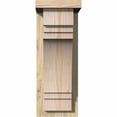 thumbnail image 2 of 6"W x 8"D x 16"H Pescadero Rough Sawn Corbel w/Backplate, Douglas Fir, 2 of 9