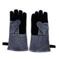 thumbnail image 1 of Guantes de soldadura resistentes al calor y al fuego para barbacoa horno parrilla estufa Ticfox, 1 of 14