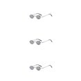 thumbnail image 3 of ZheElen Punk Rock Fashion-Proof pour Hommes et Femmes Lunettes de Protection Rondes UV400 C9 3Set, 3 of 6