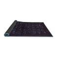 thumbnail image 2 of Ahgly Company Indoor Square Abstract Blue Contemporary Area Rugs, 3' Square, 2 of 4