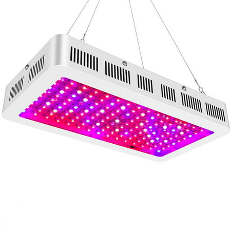 Yosoo 600w/1000w/1200w LED Grow Light with Bloom and Veg Switch 2 Chips LED Plant Growing Lamp Full Spectrum with Daisy Chained Design for Professional Greenhouse Hydroponic Indoor (Best Grow Lights For Starting Seeds Indoors)