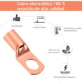 thumbnail image 4 of 160 Terminales para Cables Eléctricos de Cobre con Tubo Termorretráctil-80 Conectores Anillo para Batería y 80 Tubos Termoencogibles-Compatible con 2/4/6/8/10/12 AWG-para Automóvil y Electrónica, 4 of 5