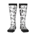 thumbnail image 2 of Picia Women Crew Soft Moisture-wicking Socks Labrador Retriever Dog Pattern Design Cotton Socks, One Size fit All, 2 of 9