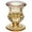Amber, variant on HofferRuffer Taper Glass Candle holder, Set of 6 for Table Centerpiece Wedding Decor, Gold (1.9*1.9*2.5in)